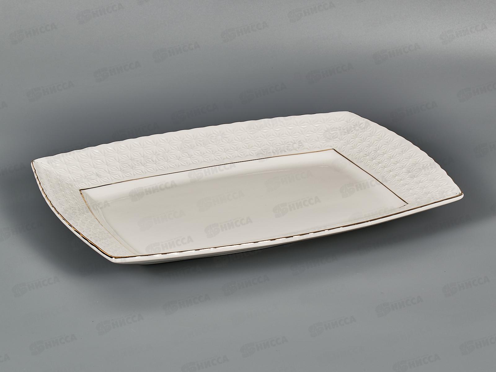 Блюдо прямоугольное CS222733-A 33см Снежная королева 749288 *12