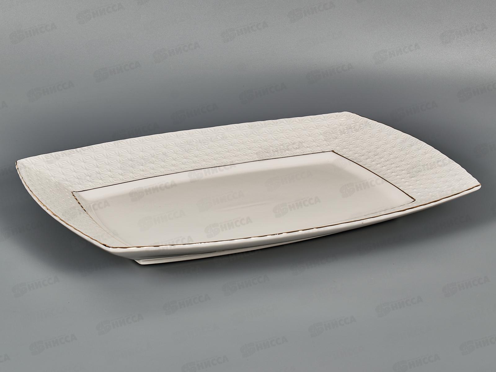 Блюдо прямоугольное CS222739-A 39см Снежная королева 749290 *8