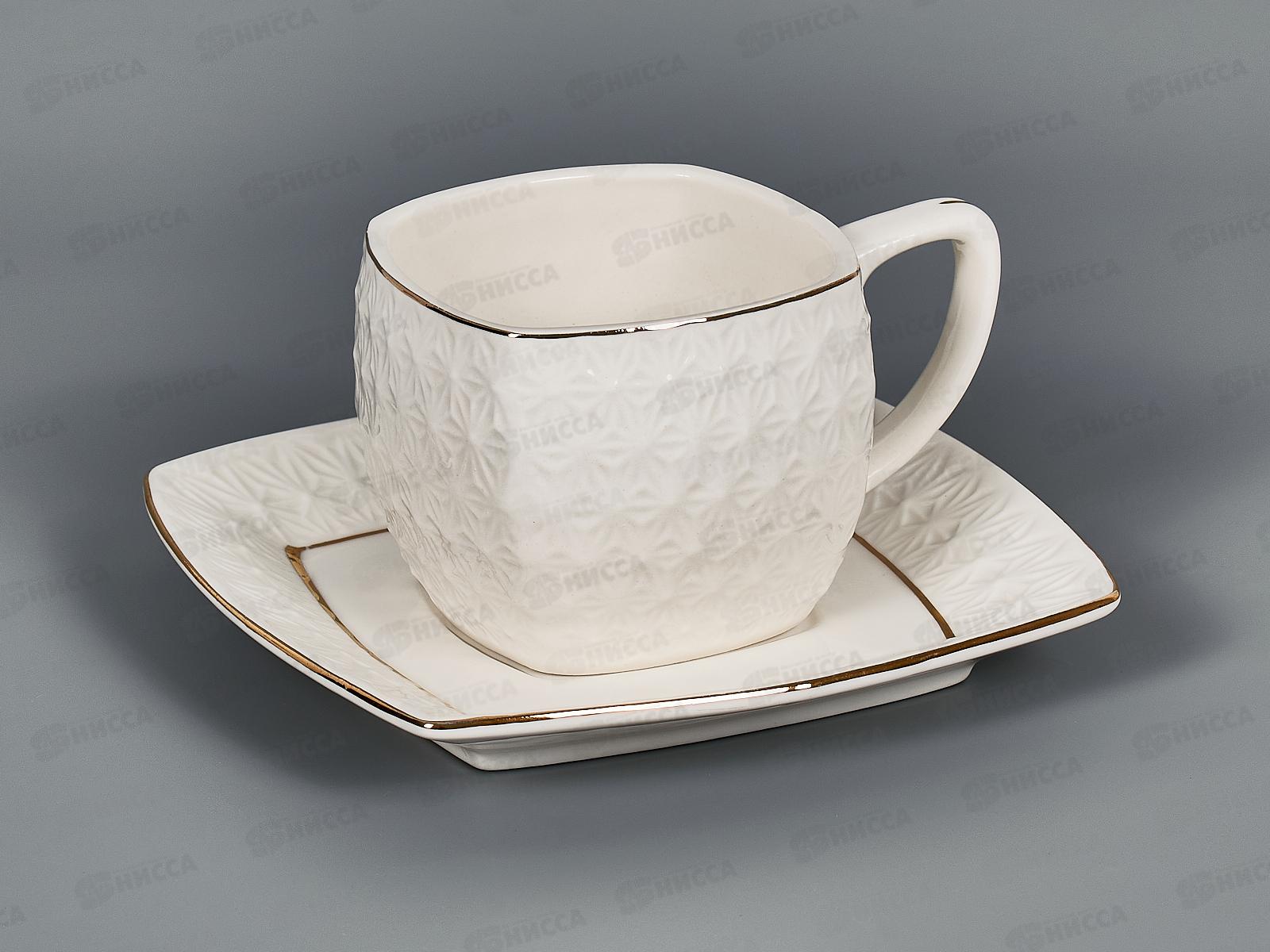 Пара кофейная CS508707-A 200мл Снежная королева квадрат 749188