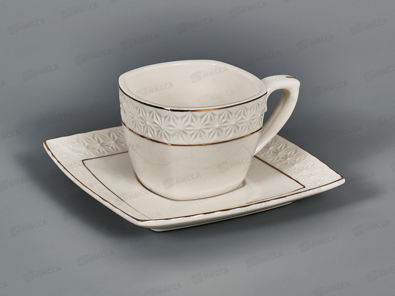 Пара кофейная CS507006-A 90мл Снежная королева квадрат 749186 *24