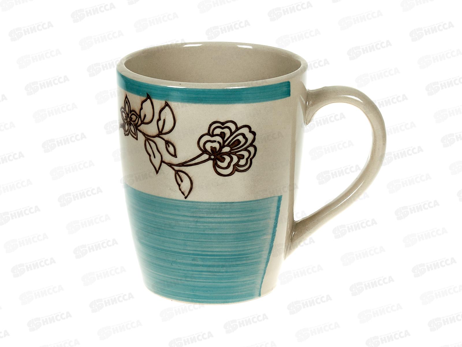 Кружка RX008 360мл Голубой ситец 2 бочка 178095 *48