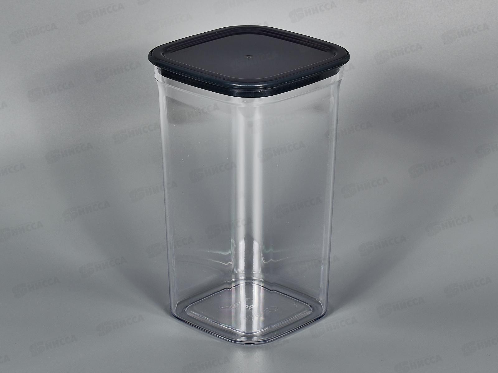 Контейнер д/сып.продуктов Смарт 1,3л Чернильно-серый С414Чсер*16