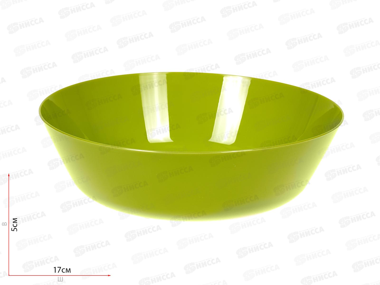 Тарелка глубокая Натура d170мм Оливковая С946Олв*35