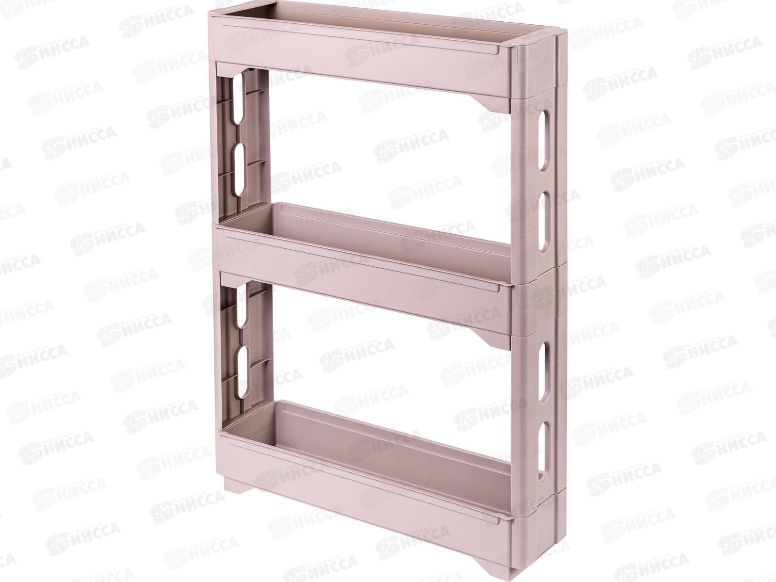 Этажерка  3-х секц. Keeplex на колесиках KL383812005