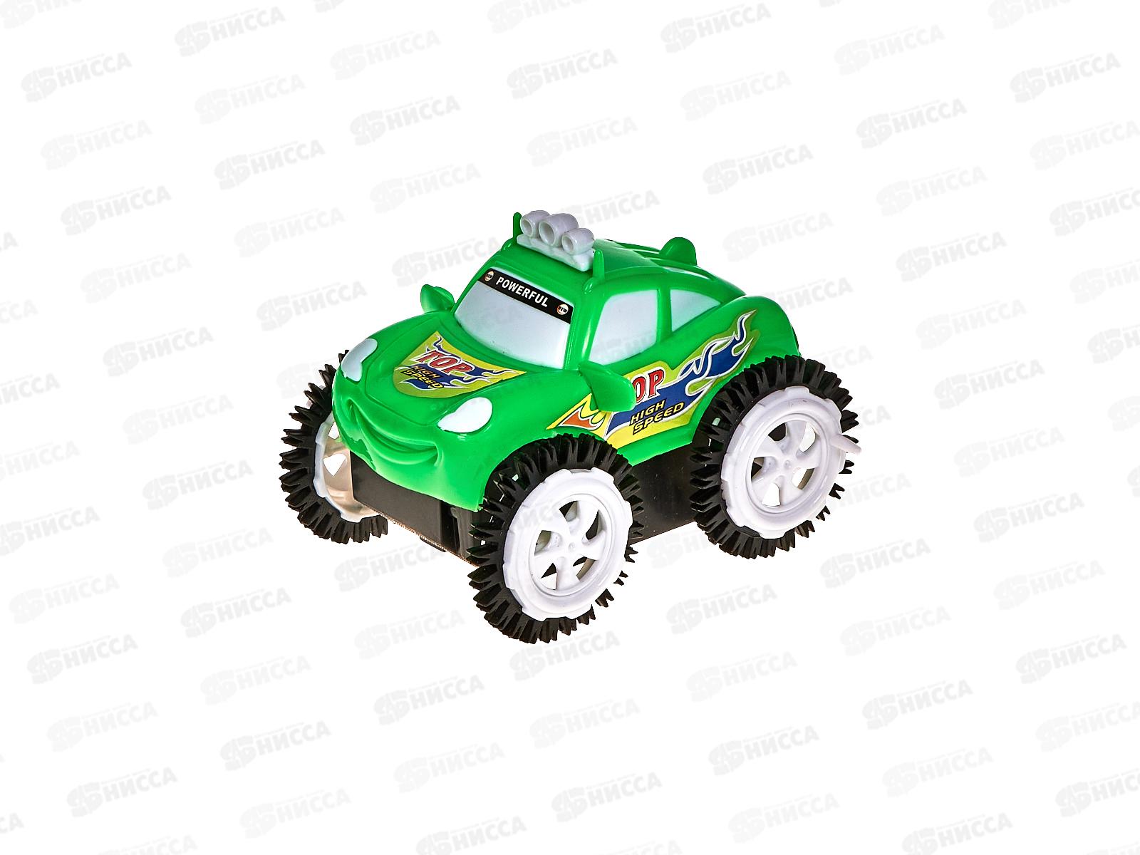 Автомобиль перевертыш №1124-14 на батарейках  коробка 13*11*9см