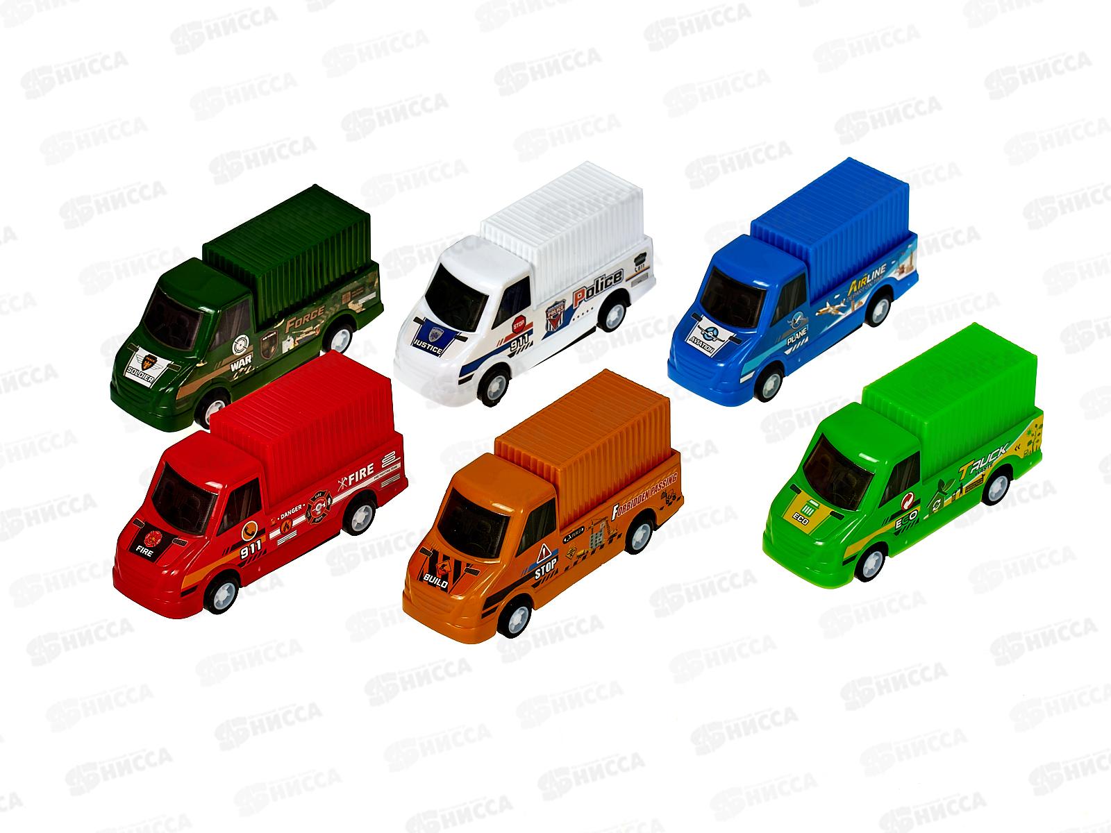 Набор спецтехники №399-754G, 6шт, пакет 23*18