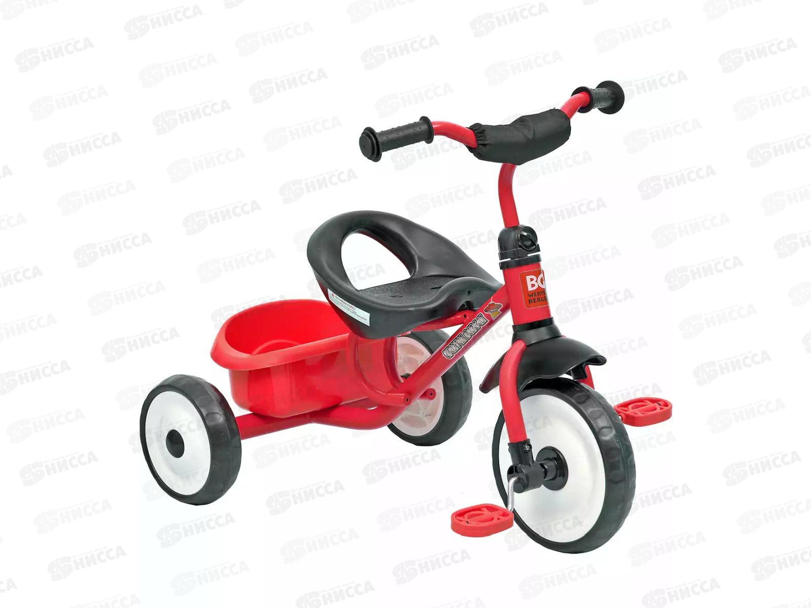 Велосипед 3-х кол. WERTER BERGER TRIKE XG 11214-3 красный В, 306472