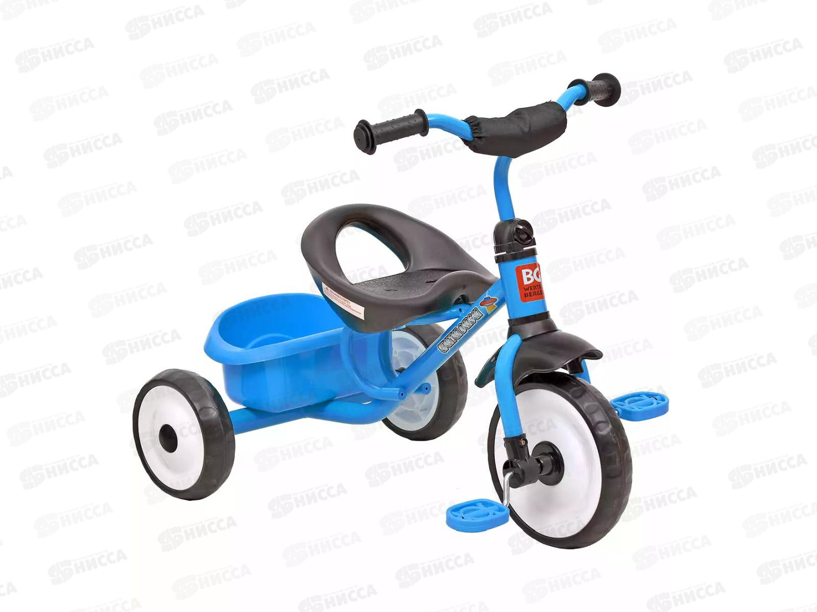Велосипед 3-х кол. WERTER BERGER TRIKE XG 11214-3 синий В/голубой М, 306475