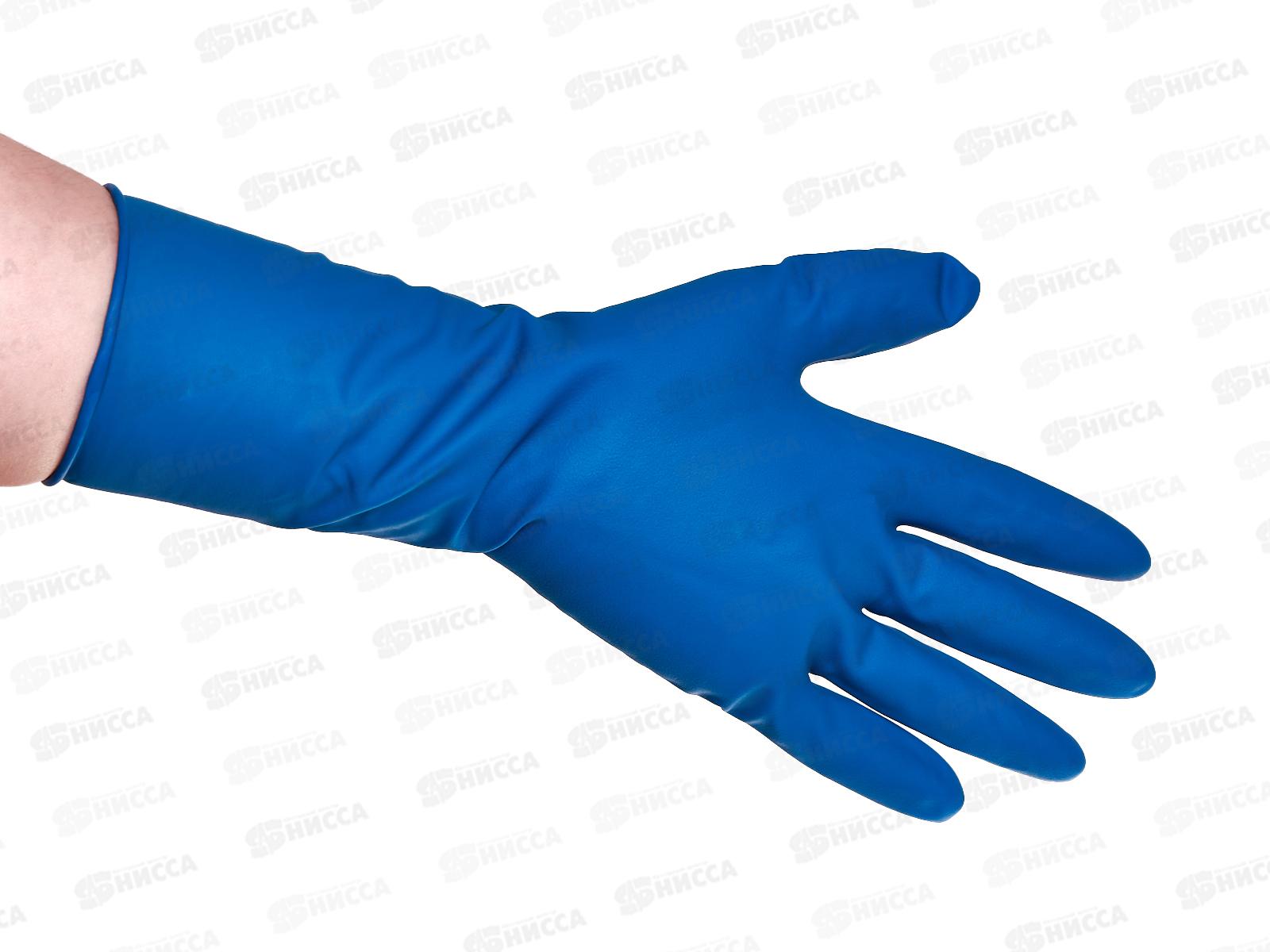 Перчатки латексные сверхпрочные р.M 25пар *10 HR002S 131 059