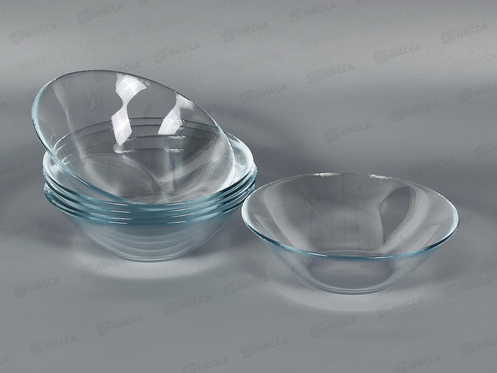 Набор салатников Инвитейшн 6шт из закаленного стекла140мм 10414