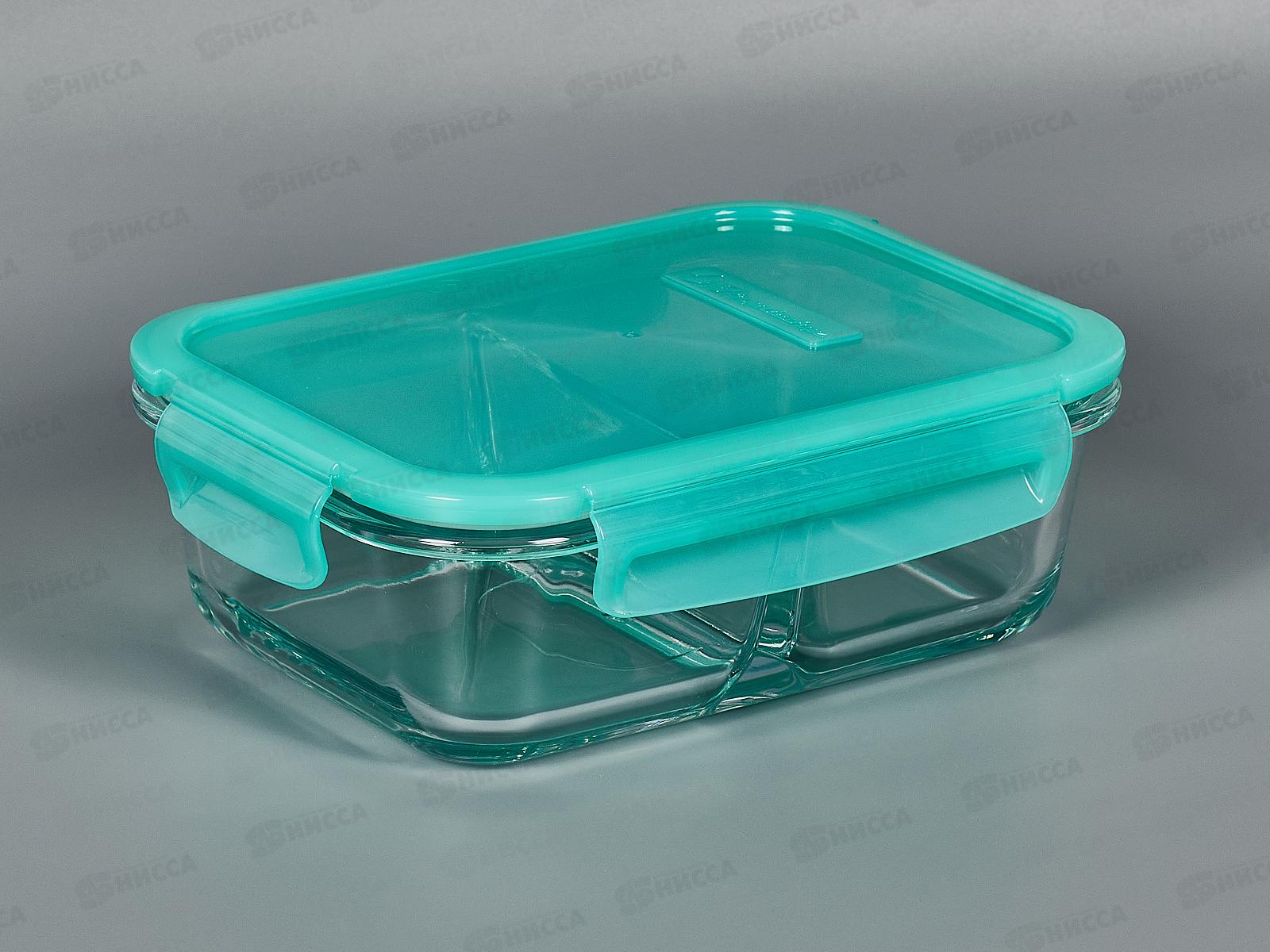 Контейнер Lockie&Lock Food 630мл с зеленой крышкой 1010мл 530286GR