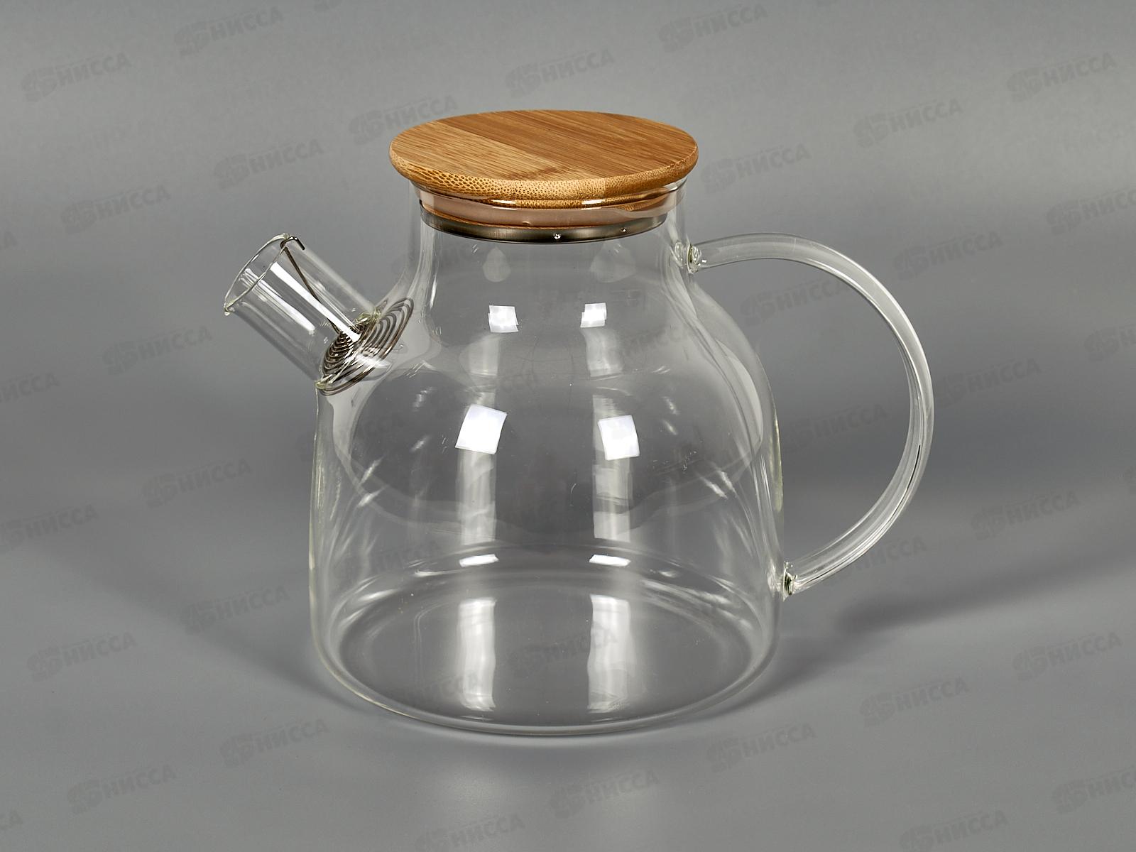 Чайник 1,5л заварочный термостойкое стекло МС201 AST-006-BH-1500G *48