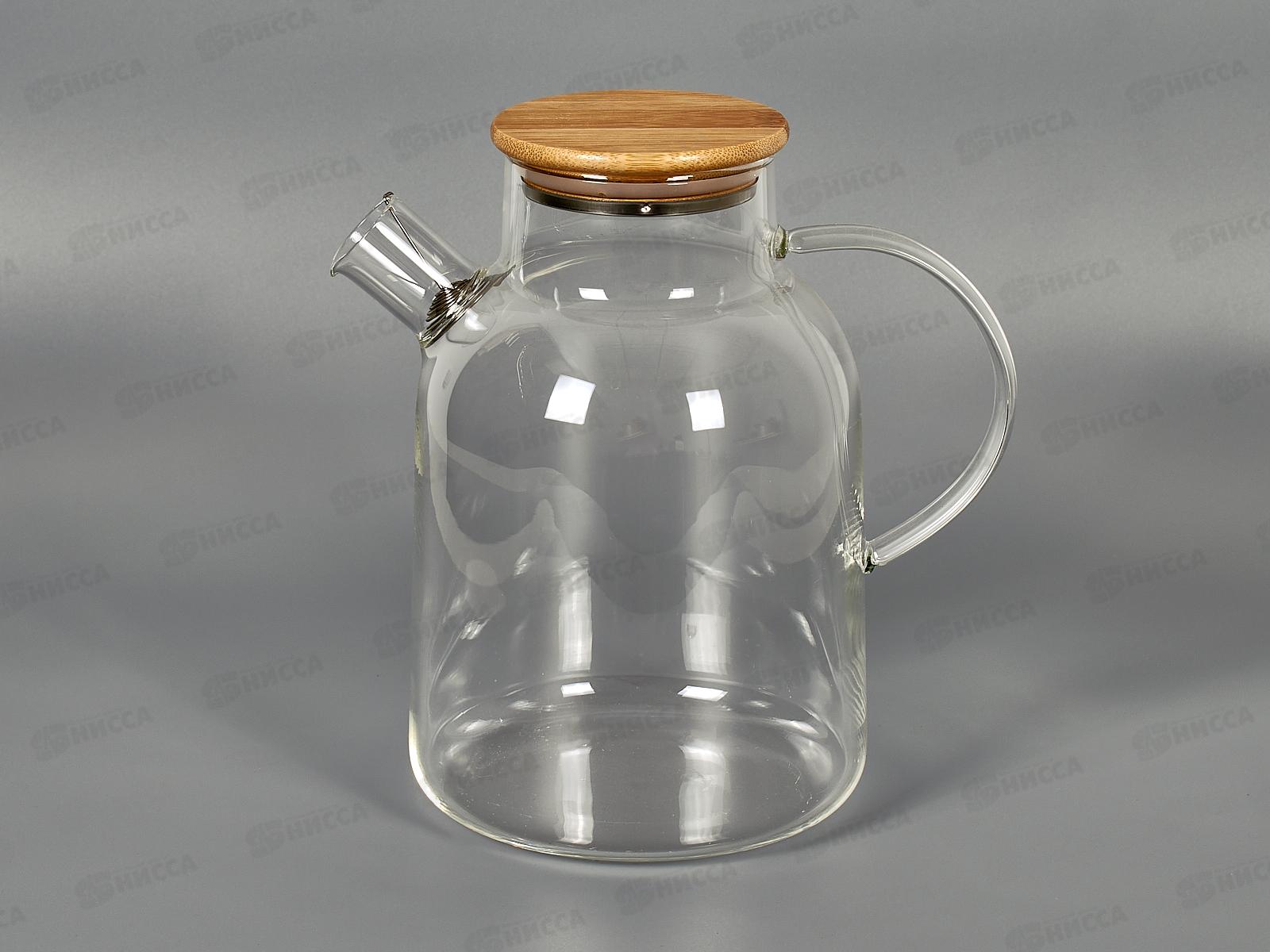 Чайник 2,0л заварочный термостойкое стекло МС201 AST-006-BH-2000G *36