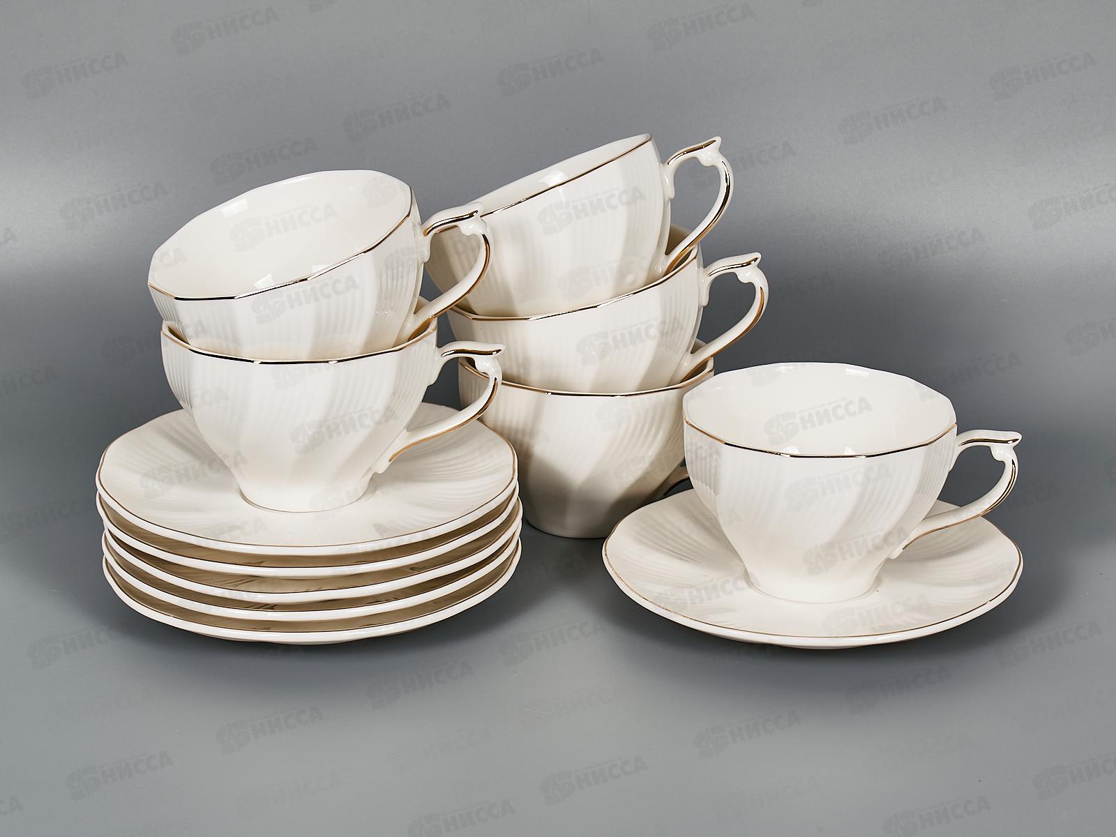 Набор чайный 12 предметов 812-0621 220мл круглая коробка *8