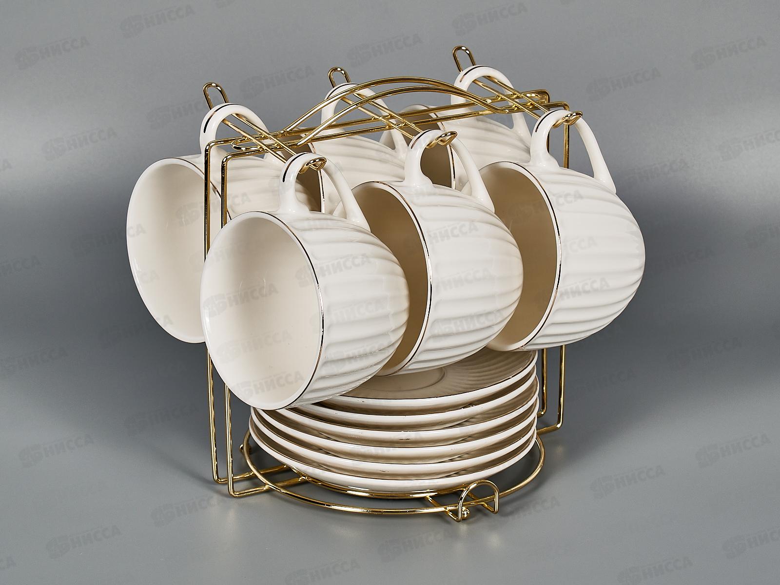 Набор чайный 12 предметов 812-0110 230мл на металл стенд *8