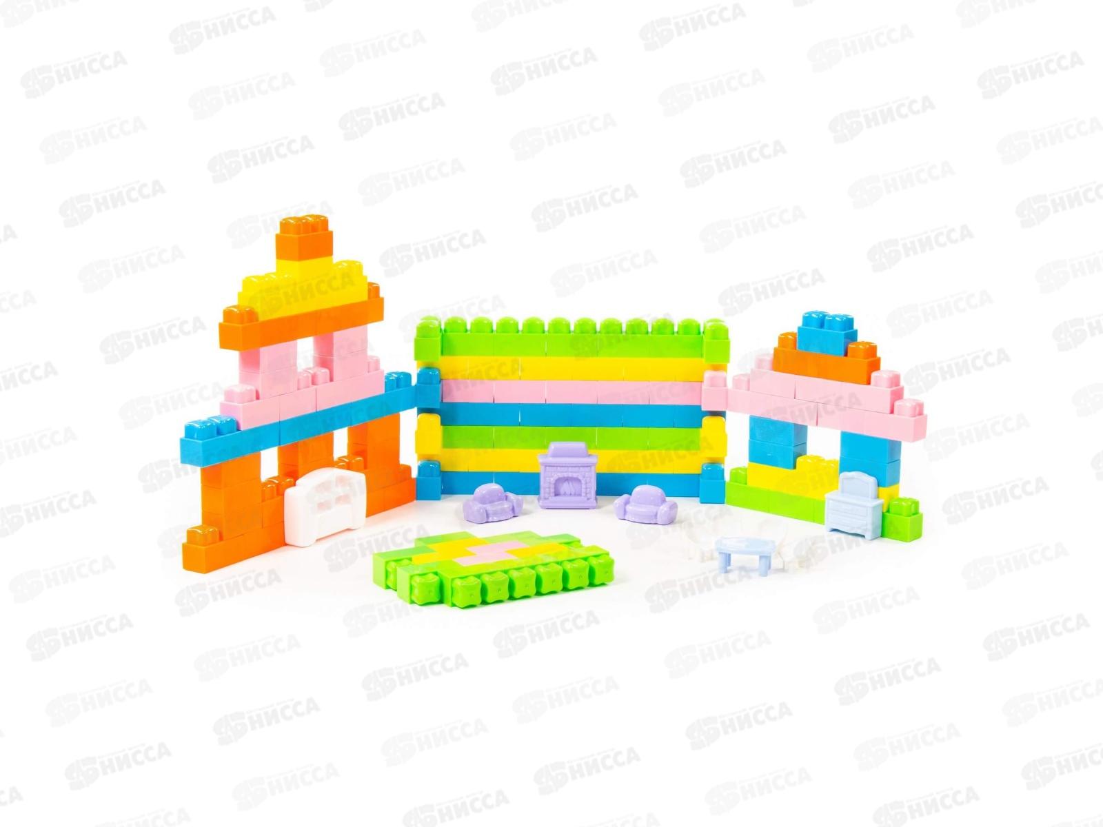 Конструктор &quotМалютка&quot 130 элементов 49391 в пакете  *15