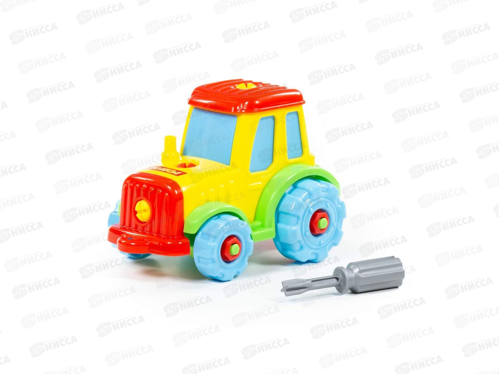 Конструктор-транспорт "Трактор" (20 элементов), 77769 в пакете *14