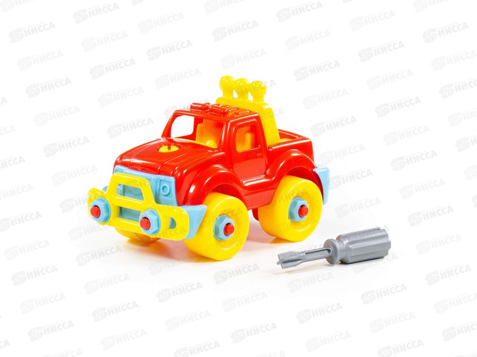 Конструктор-транспорт &quotДжип&quot (22 элемента), 78216 в пакете  *12