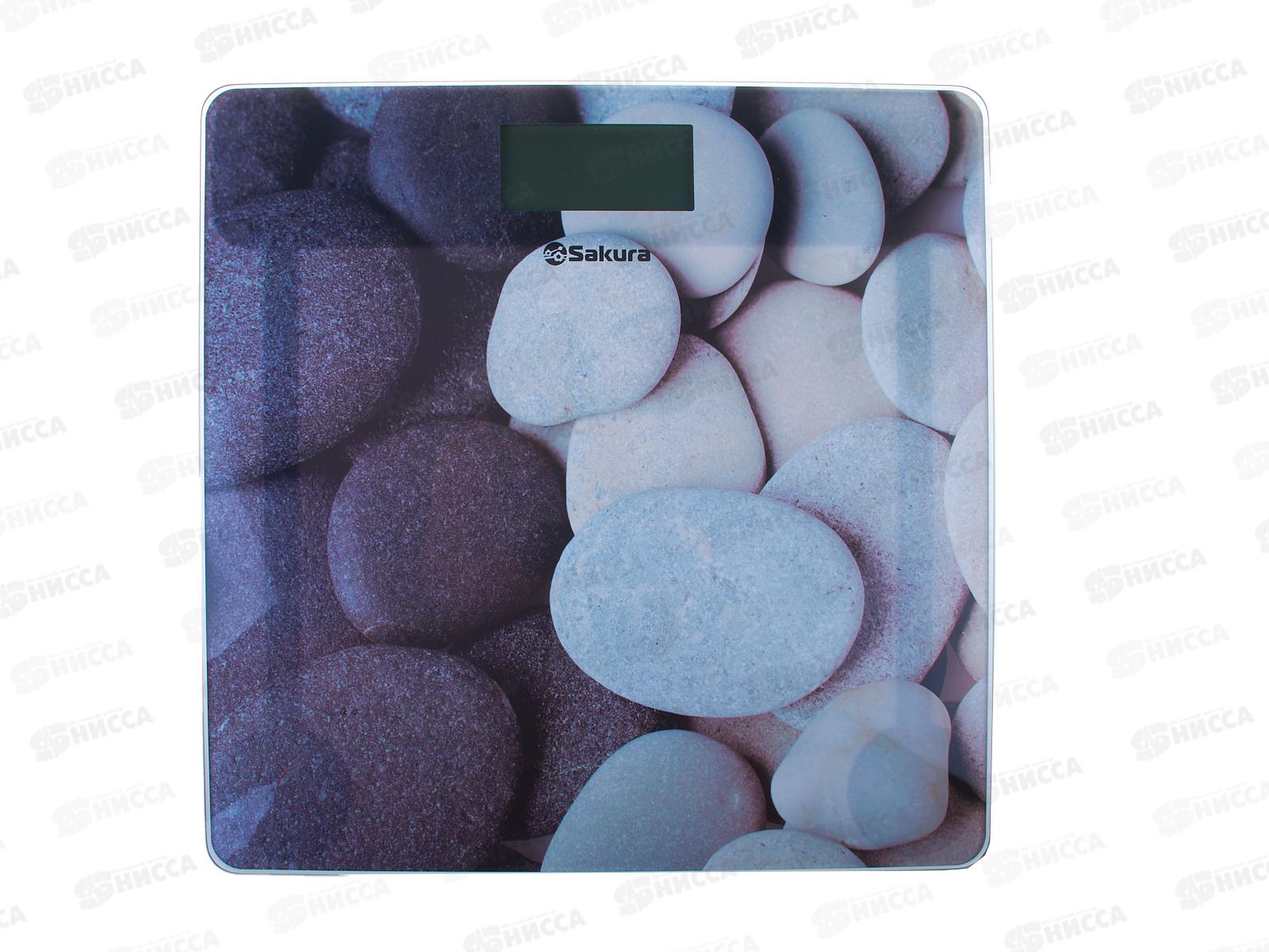 Весы напольные SA-5065ST ultraslim 150кг элек Камни