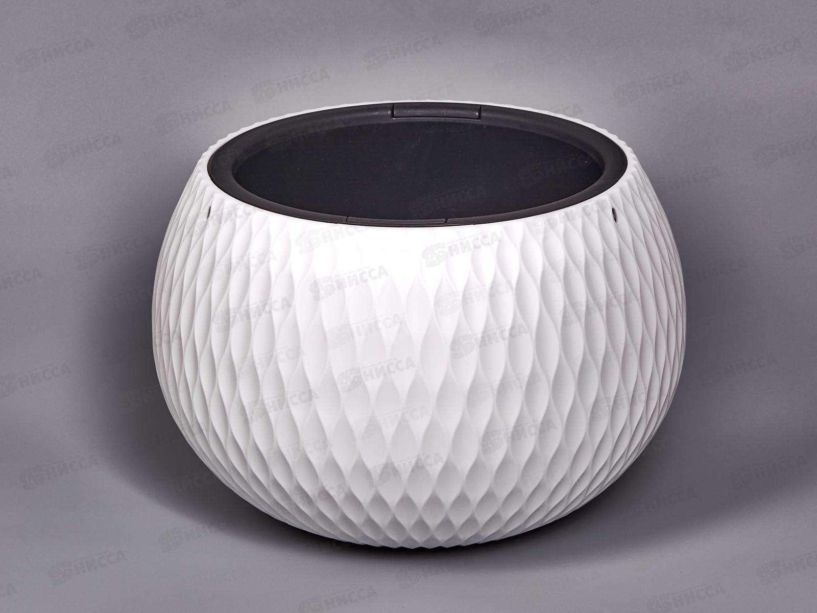 Кашпо Жемчужина 4л Белый М8722 *4