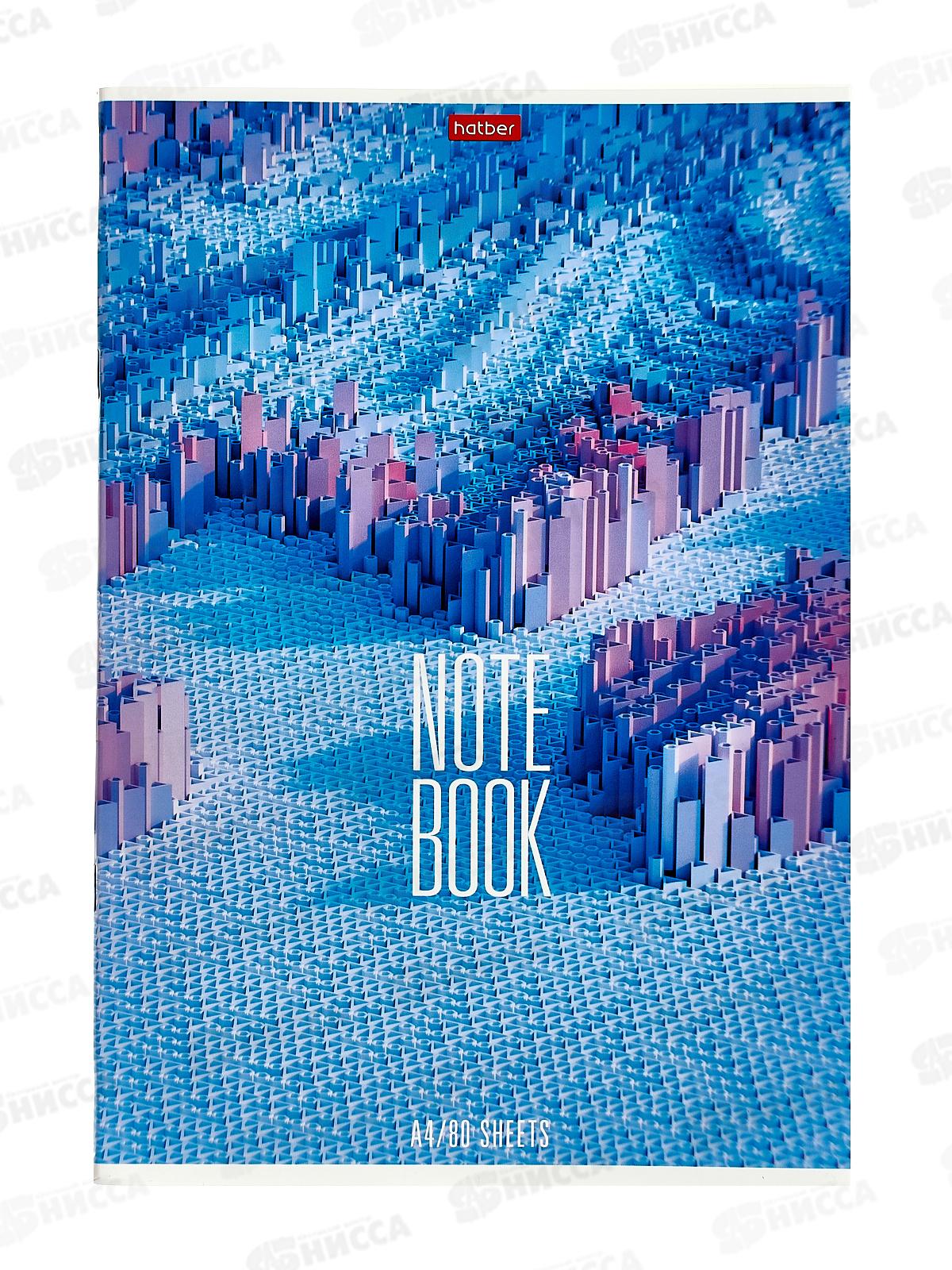 Тетрадь 80листов клетка  Hatber А4 Хрупкие грани 083269*3/30