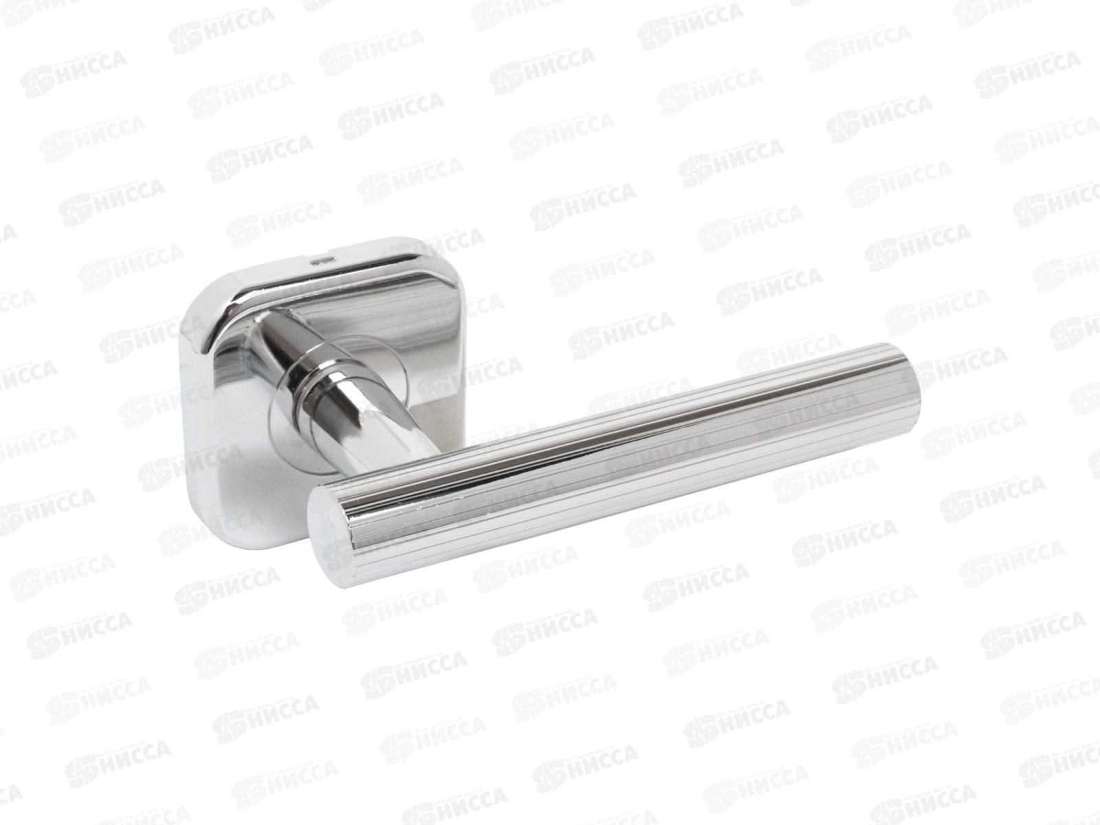 Комплект ручек для металл дверей Булат РФ 04,04 ФОРТЕ хром *20 943