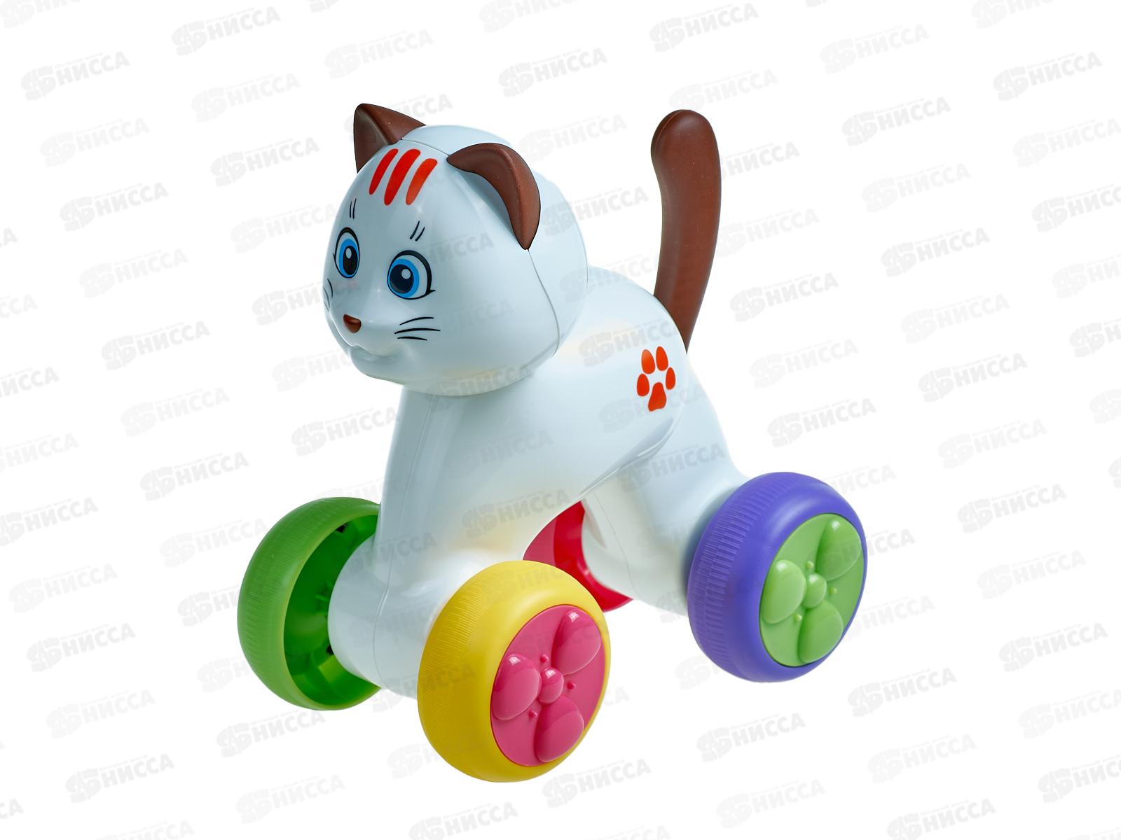 Игрушка-покатушка &quotВеселый котик&quot 01995  *6