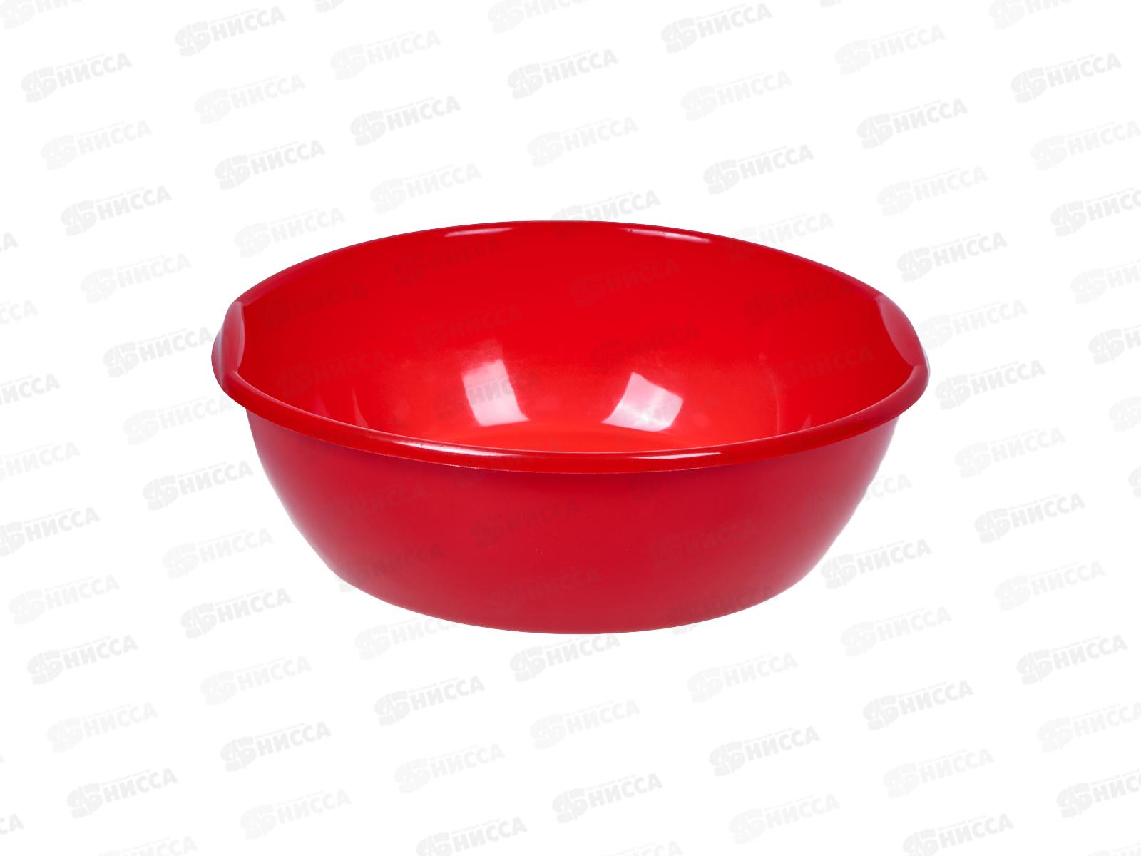 Таз  5л  пластмассовый красный *30  ИНТ