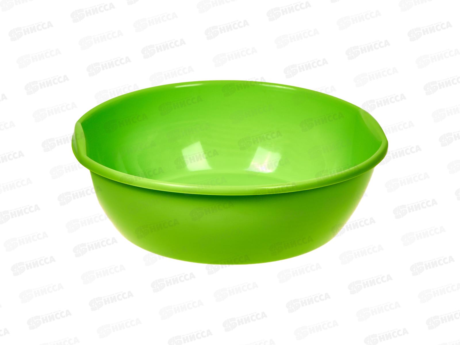 Таз  5л  пластмассовый салатовый *30  ИНТ