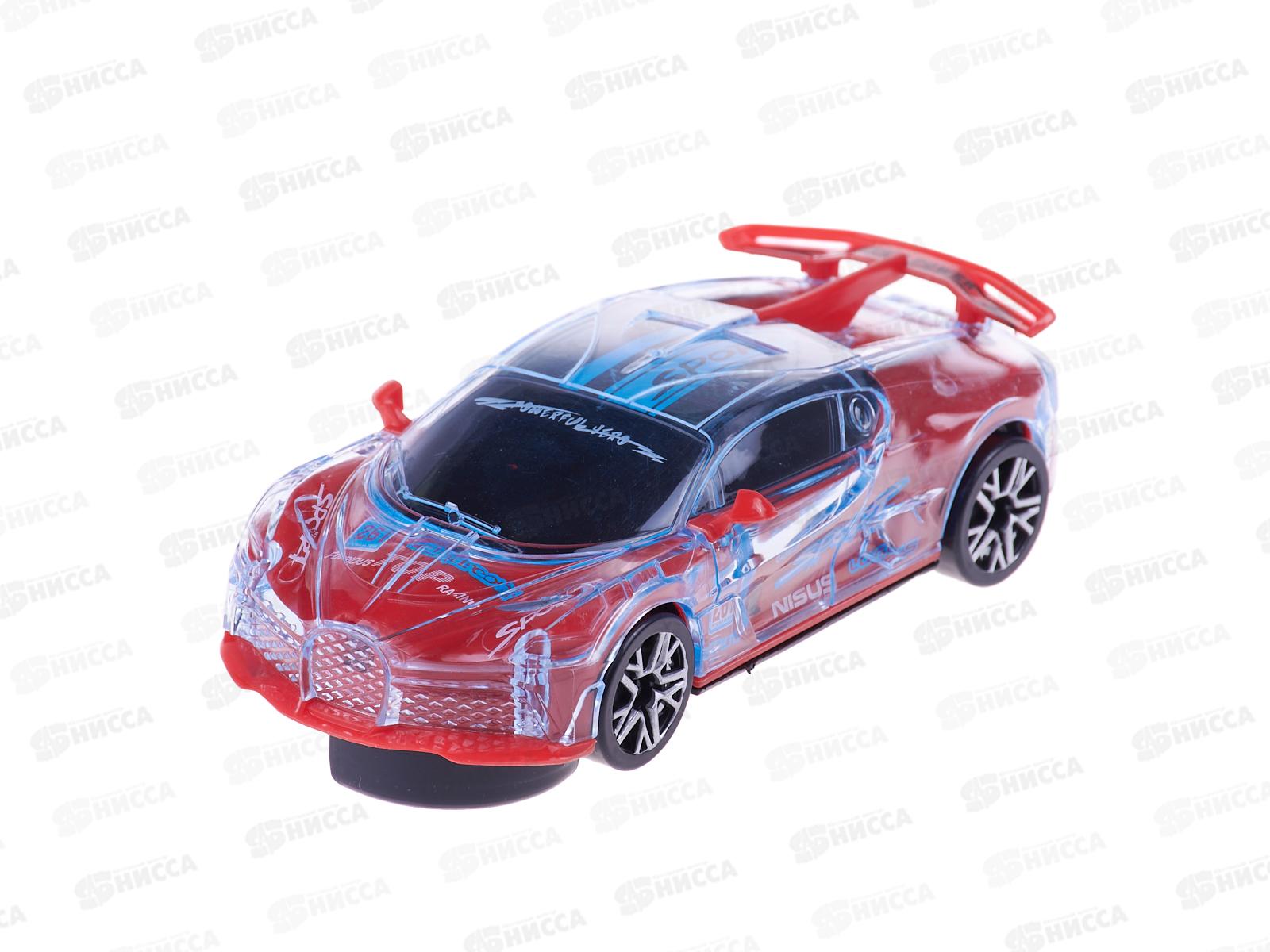 Машинка на батарейках 4 вида, свет, звук 2031001 в коробке 15,7*6*7,7