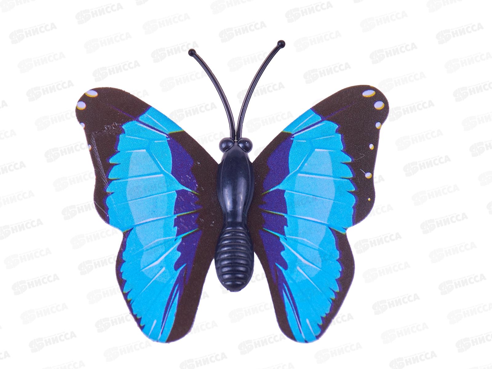 Магнит &quotБабочка крылышки голубые&quot 4,5см 5478202