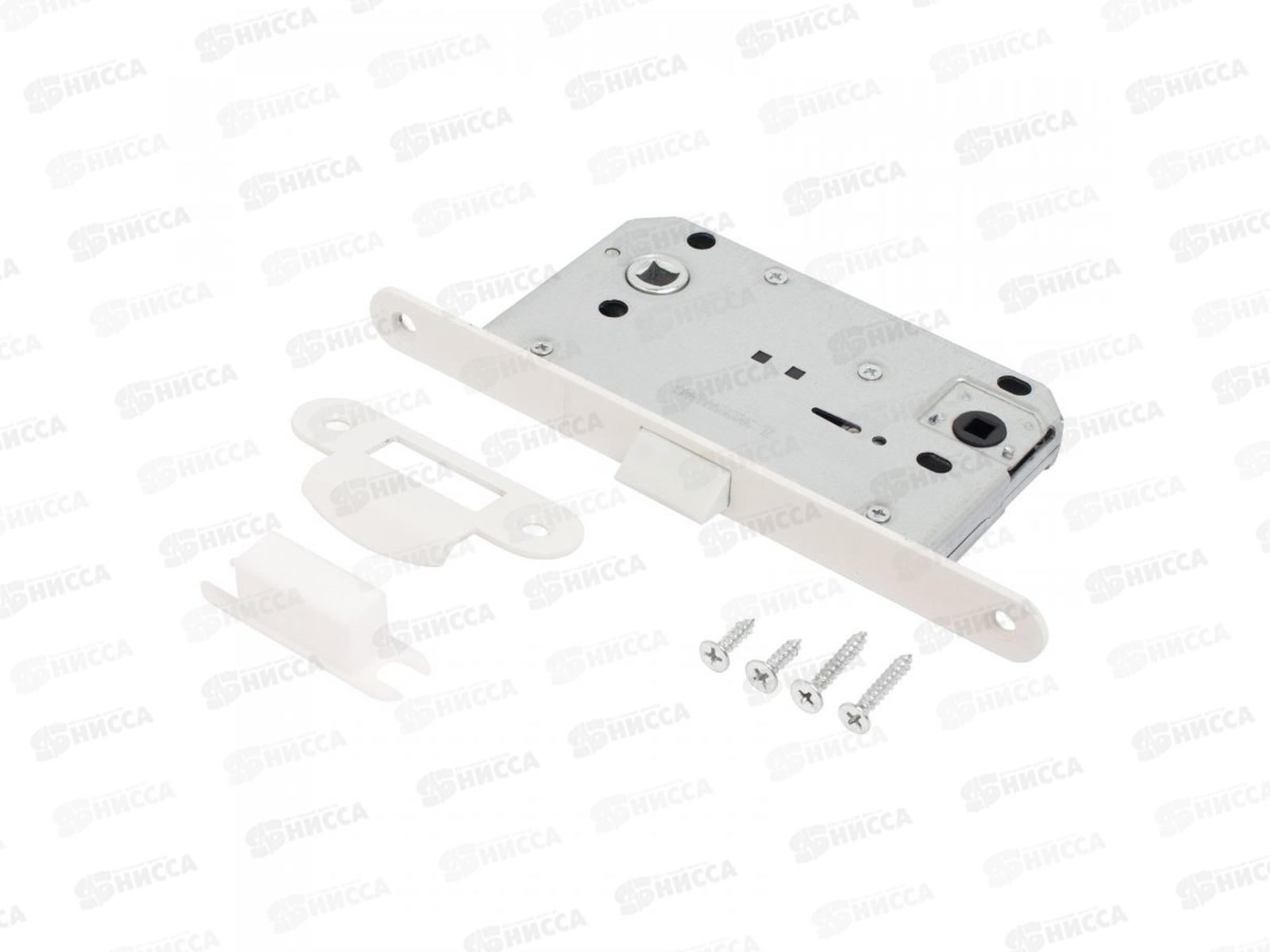 Защелка с фиксатором Аллюр АРТ 5300P-WC W мат белый *40 901