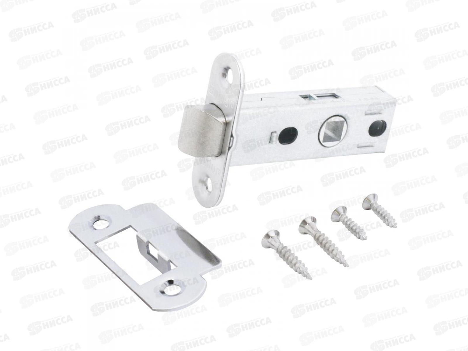 Защелка дверная Аллюр АРТ L45-8-R18 CP хр торц план 25м б/руч *100 576