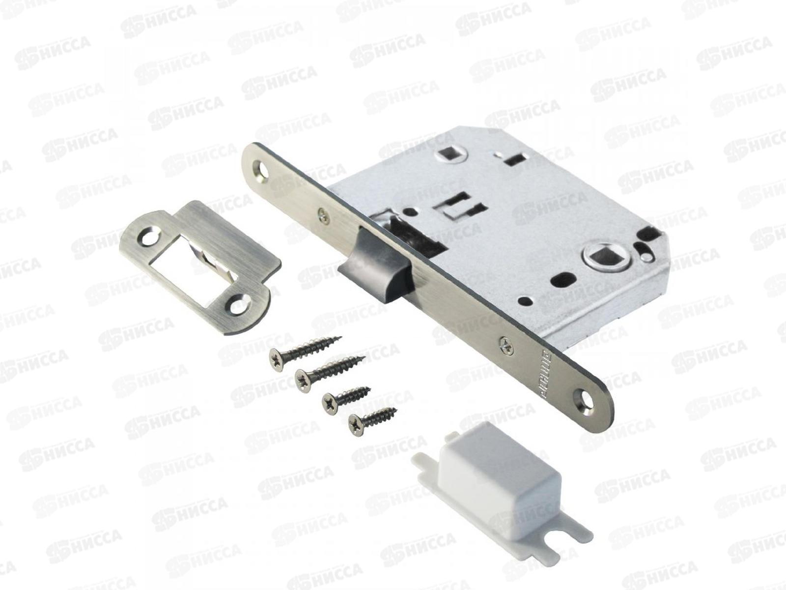 Защелка дверная Аллюр АРТ L7050PR SN никель 18мм б/р с фик *20 563