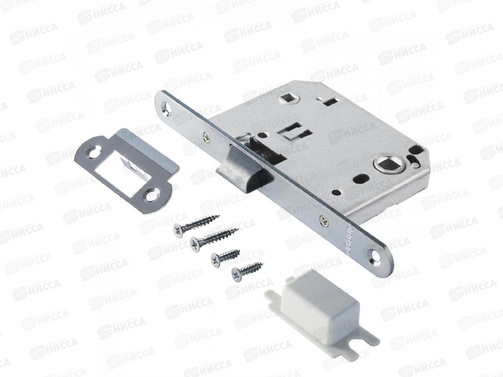 Защелка дверная Аллюр АРТ L7050R CP хром 18мм б/р с фик *20 129