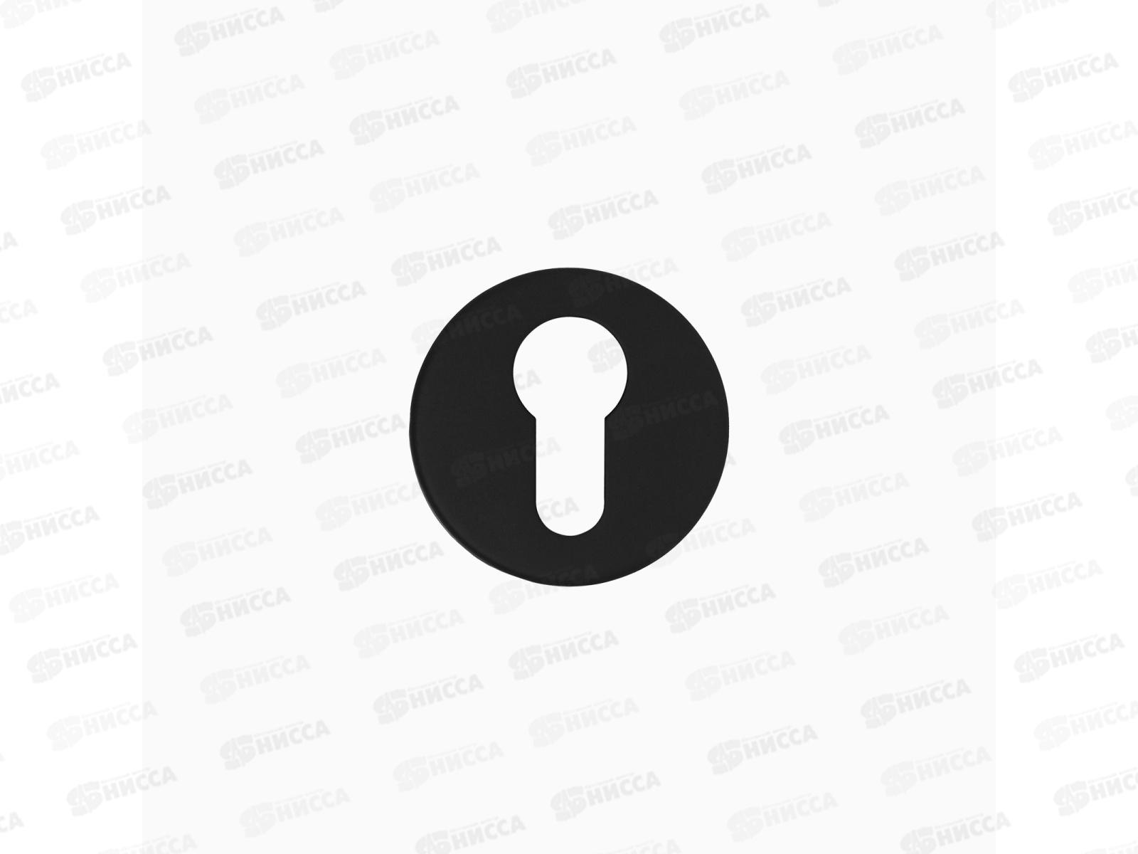 Накладка Алюр для цилиндрового механизма 1800ET BL матовый черный 741