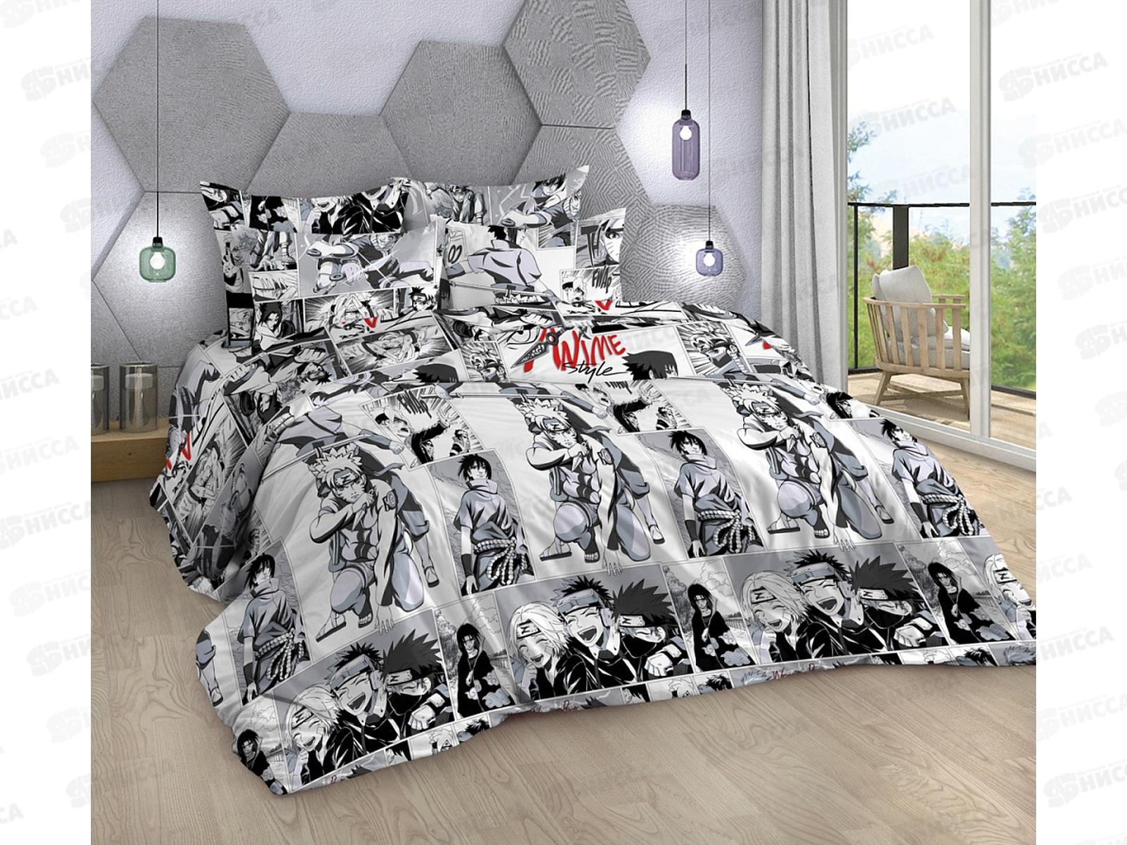 Комплект постельного белья 1.5сп 215*150 бязь наб,пл125 Катана 1 наволочка 70*70