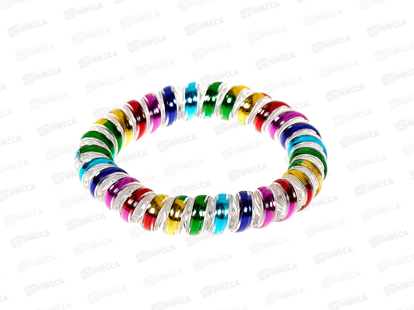 Резинка  для волос &quotПружинка&quot радуга 5см 6914713 *6