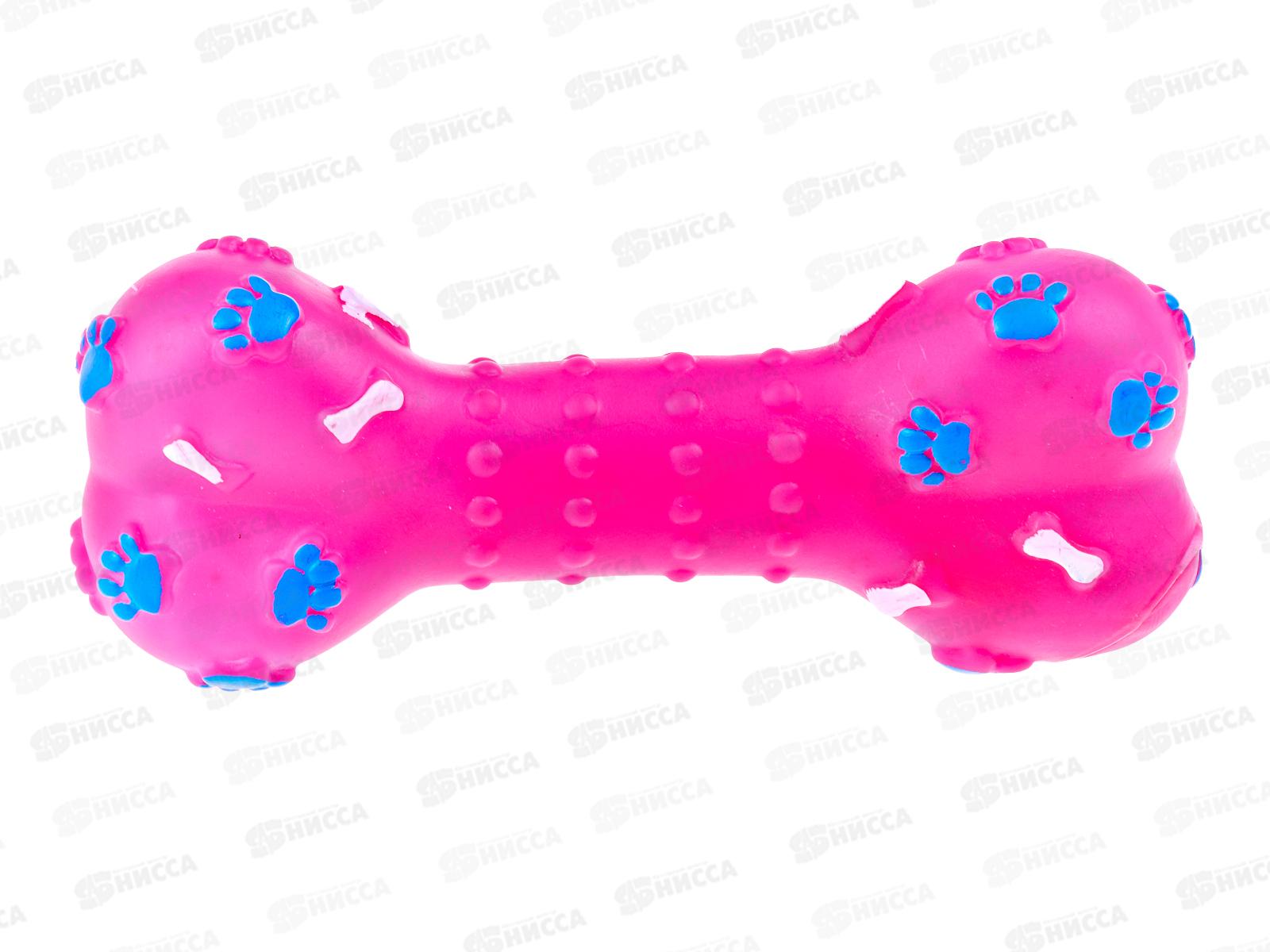 Игрушка для собак &quotКосточка-грызунок&quot с пищалкой (063485) *12  Ж