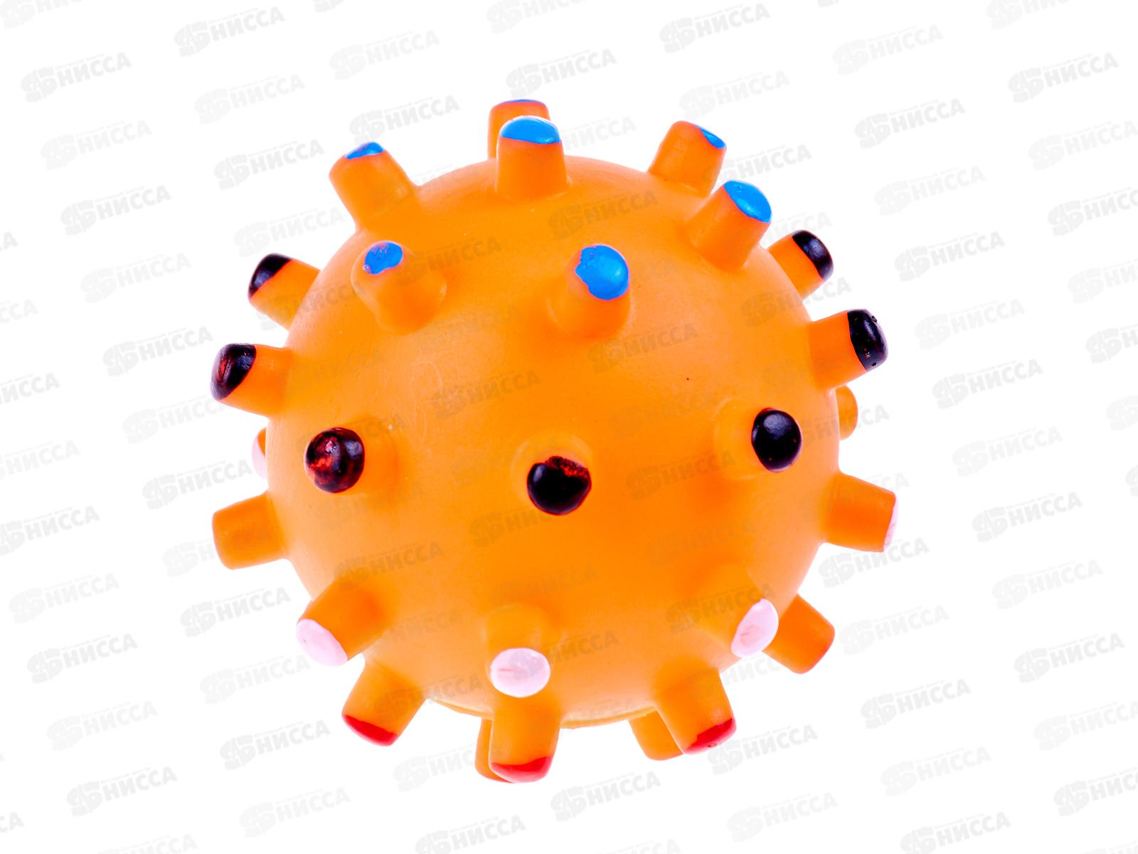 Игрушка для собак &quotМяч с пупырками&quot с пищалкой (063506) *12  Ж