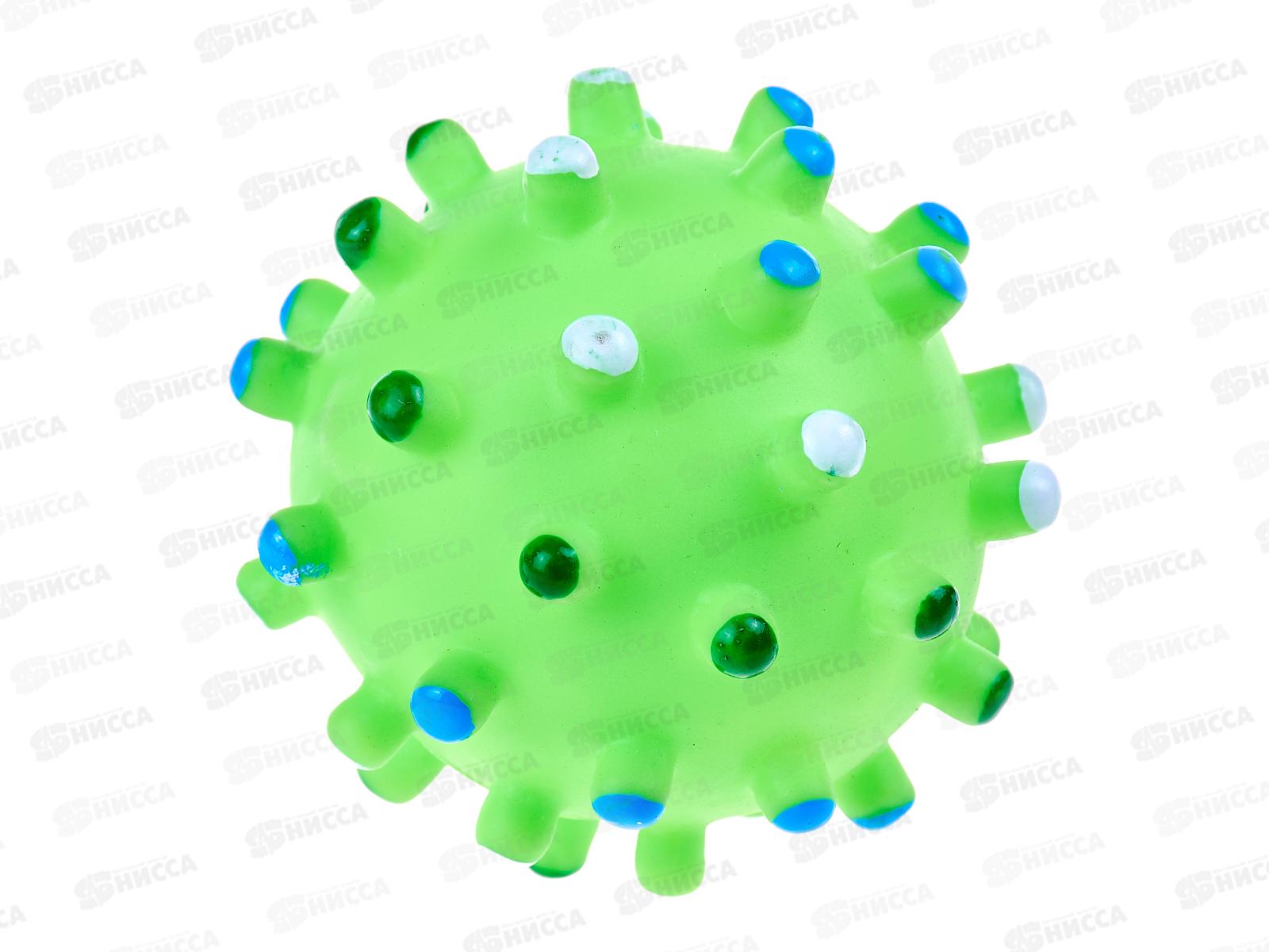 Игрушка для собак &quotМяч с пупырками&quot с пищалкой (063475) *12  Ж