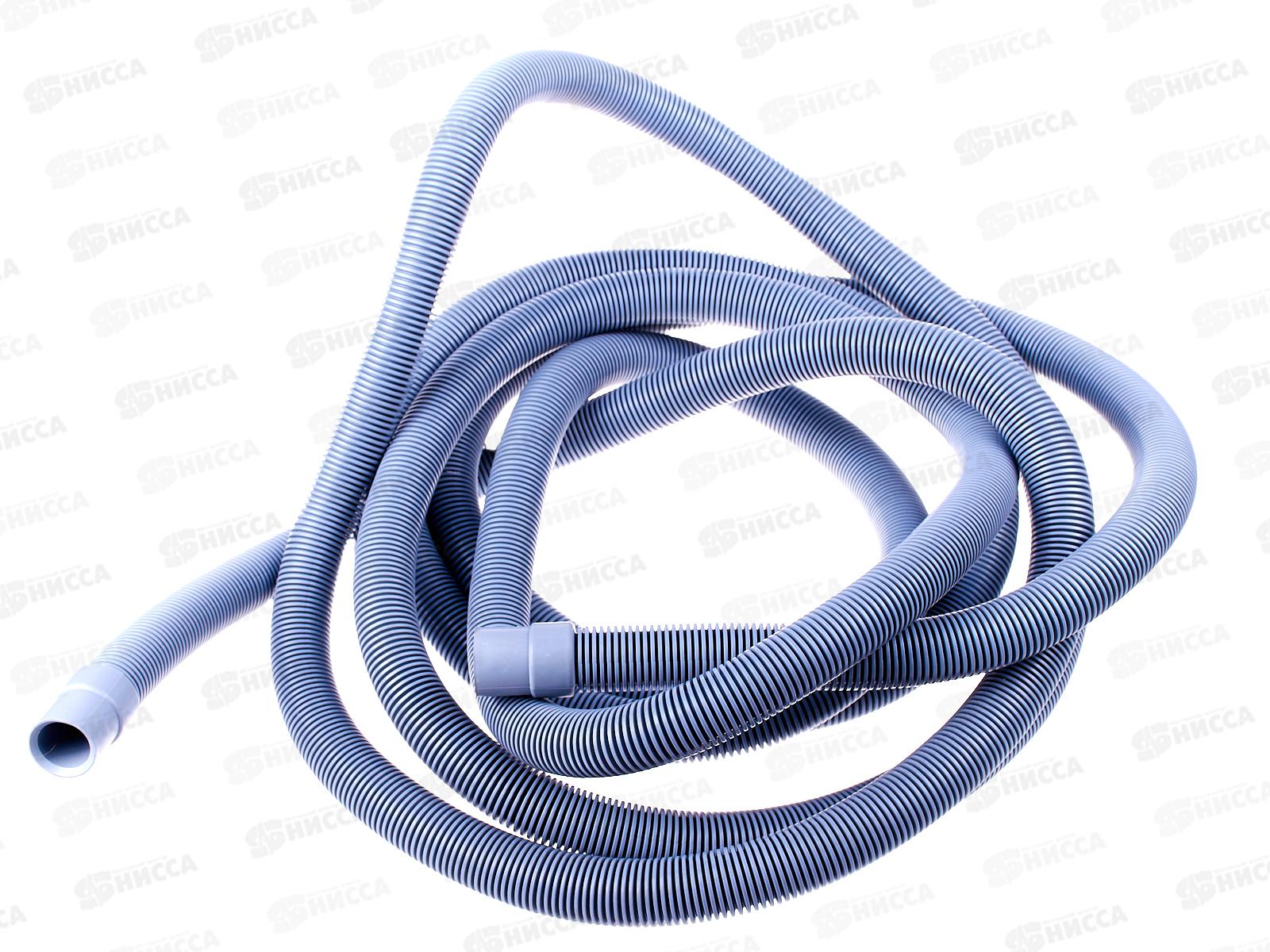 Шланг сливной для стиральной машины 500см, темно-серый, SM501-12-MR *12