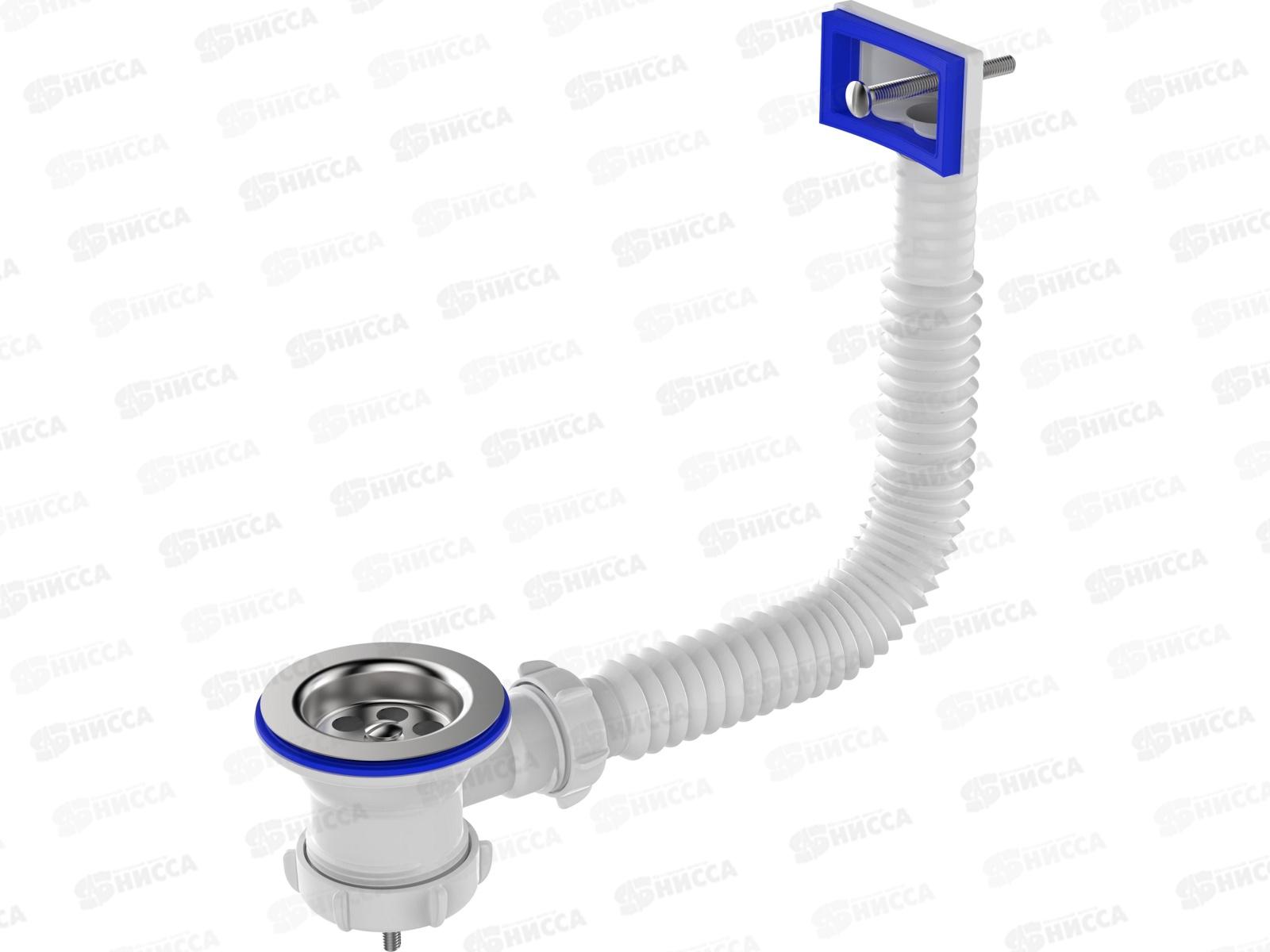 Выпуск 1 1/2&quot с металлической решеткой с  прямоугольным переливом, NV120-45-MR *45