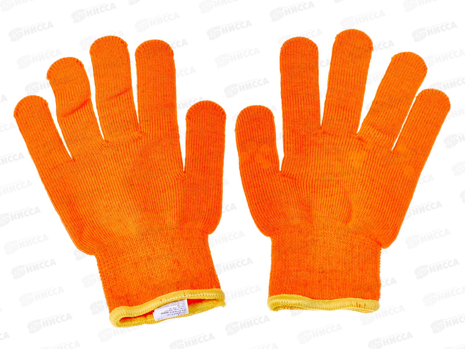 Перчатки акрил с ПВХ &quotТочка&quot 8, плотная вязка 10кл., 0216 *100