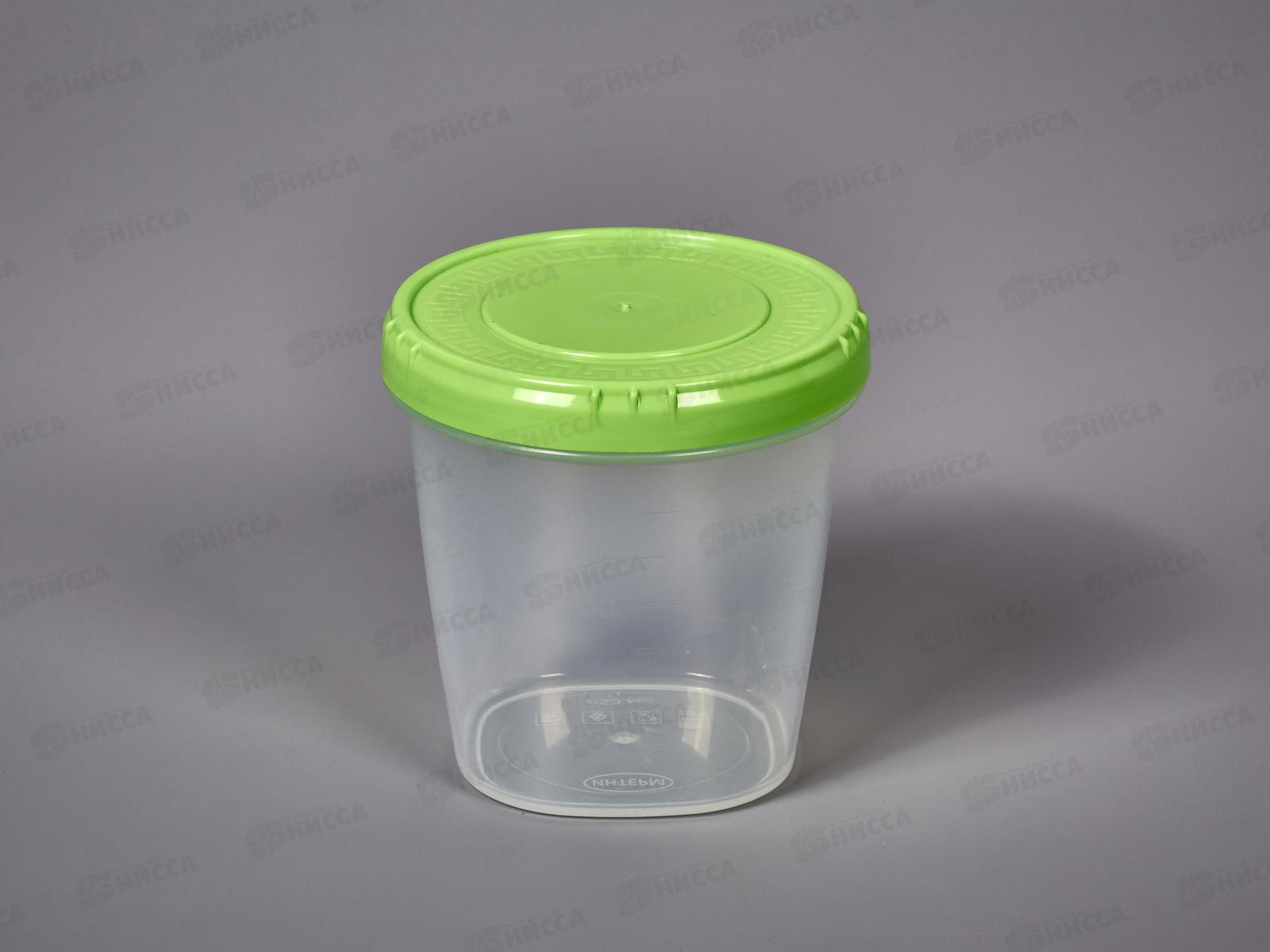 Емкость (Банка) 450мл салатовая *60