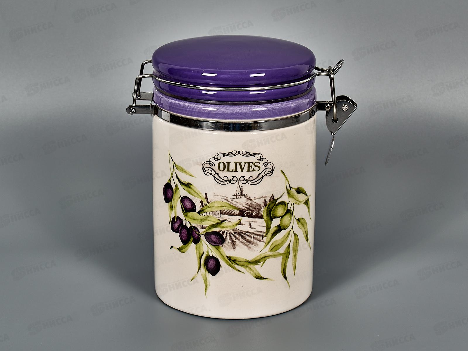 Банки Оливки 900мл с клипсой MFK21031