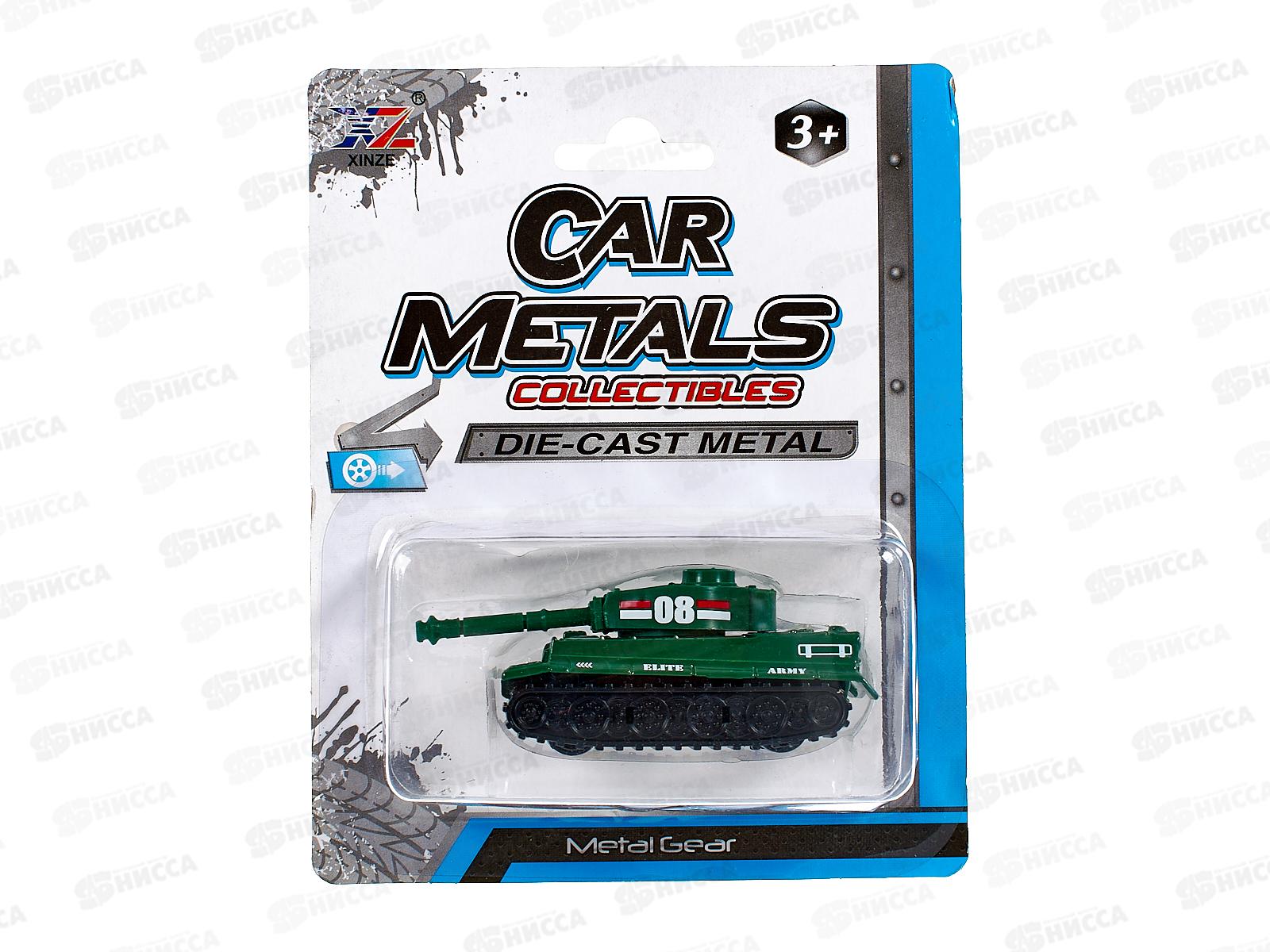 Машинка металл 1:64 "Военная техника" 6 ветов 2103194 в блистере