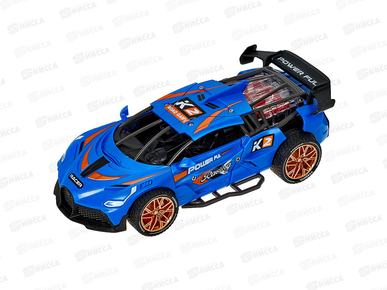 Машинка инерционная 18см, свет, звук, на бат. 2277452 в коробке