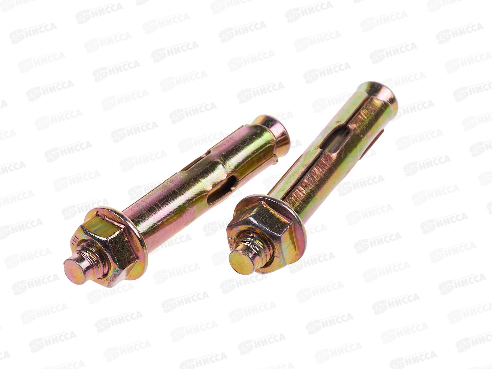 Анкерный болт с гайкой 10*60   2шт, пакетик, Госкреп