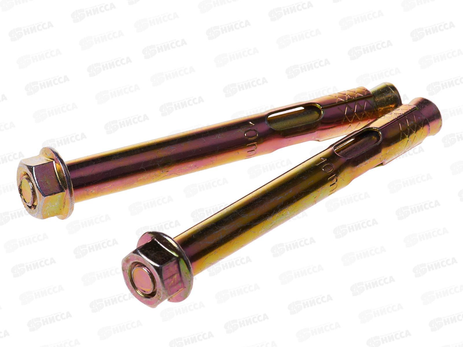 Анкерный болт с гайкой 10*95   2шт, пакетик, Госкреп